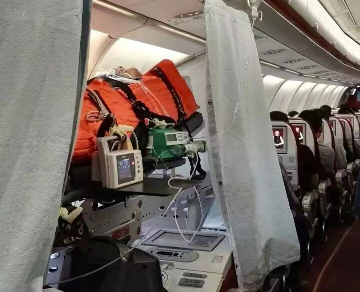 象山县跨国医疗包机、航空担架